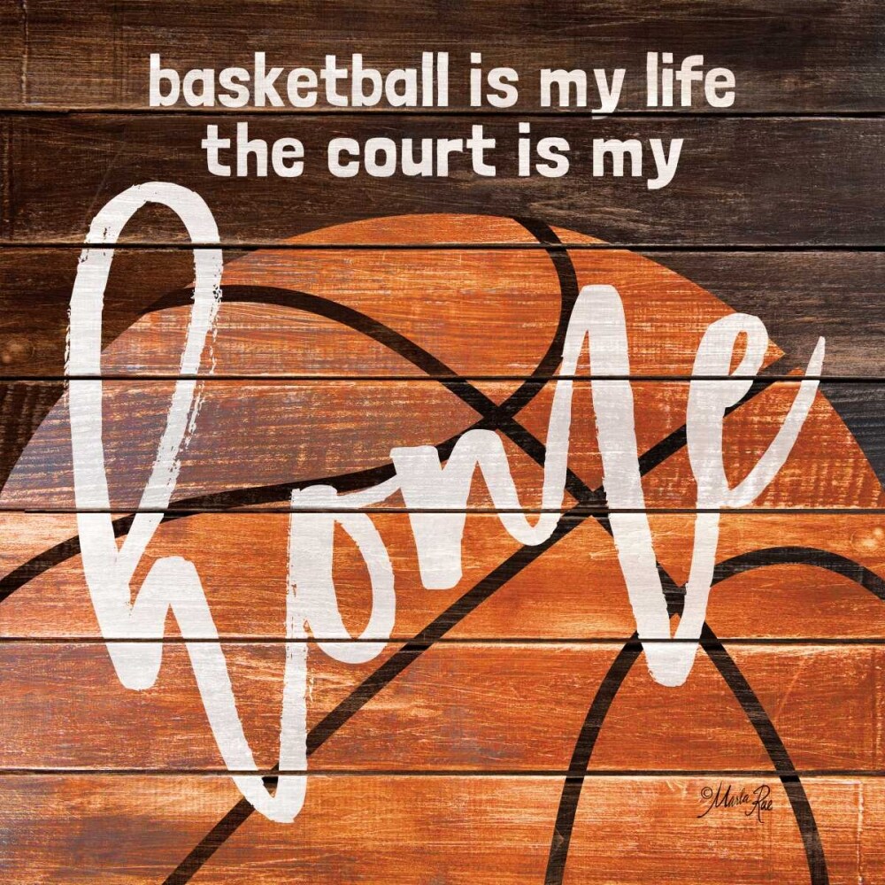 Basketball Home Poster Print by Marla Rae - Item # VARPDXMA2478