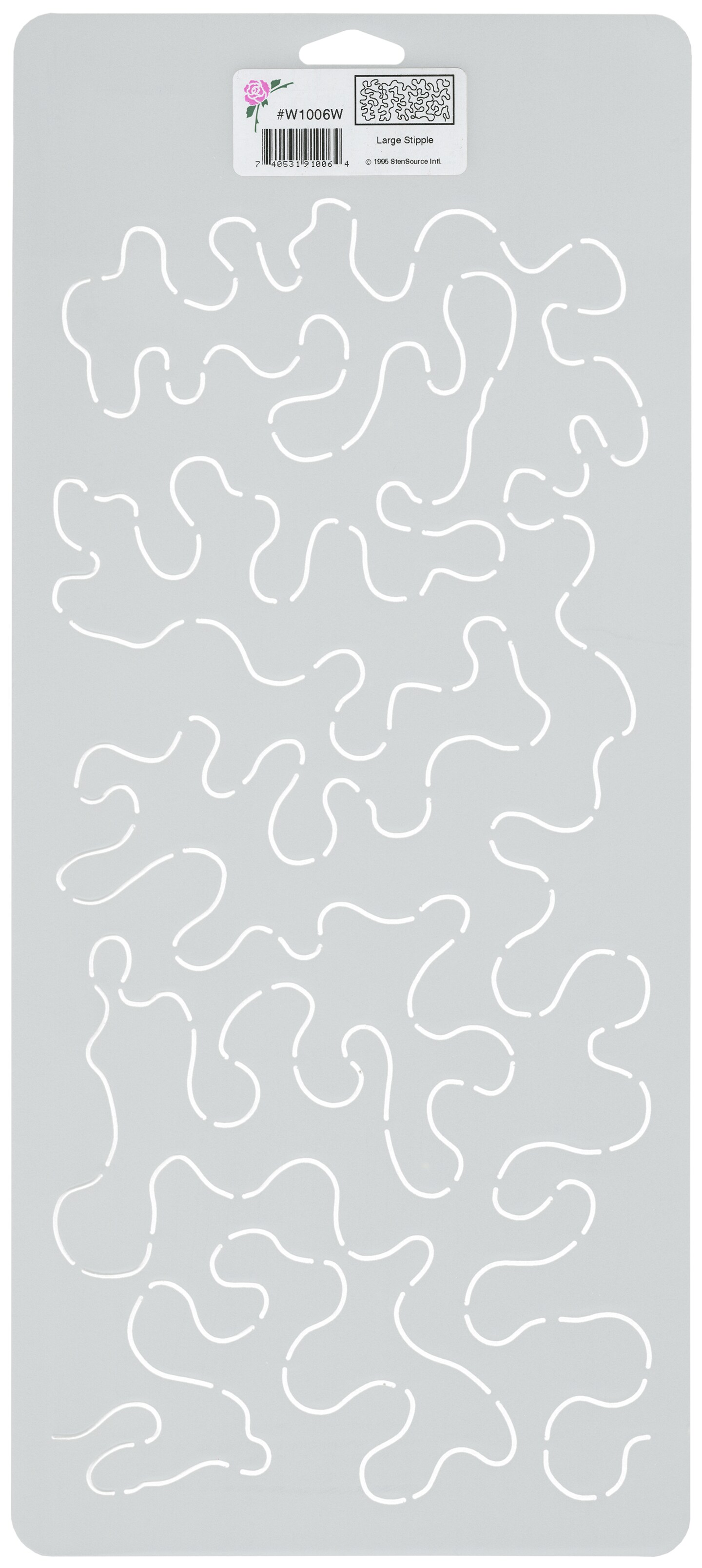 Sten Source Quilt Stencils-Large Stipple 8&#x22;X18&#x22;