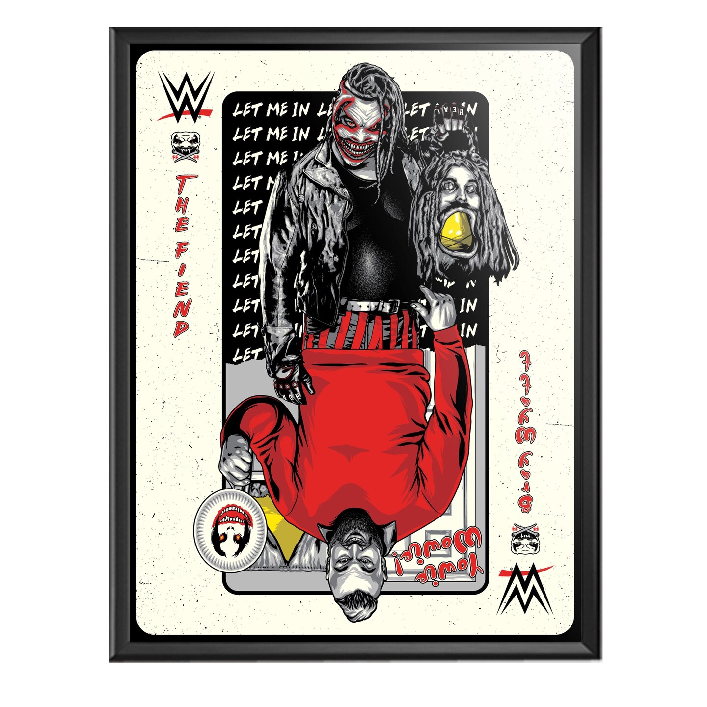 Phenom Gallery WWE Bray Wyatt &#x22;The Fiend Is Wild&#x22; 18&#x22; x 24&#x22; Serigraph