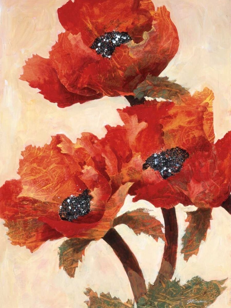 Poppies I Poster Print by Joyce Kamikura - Item # VARPDXPOD5056