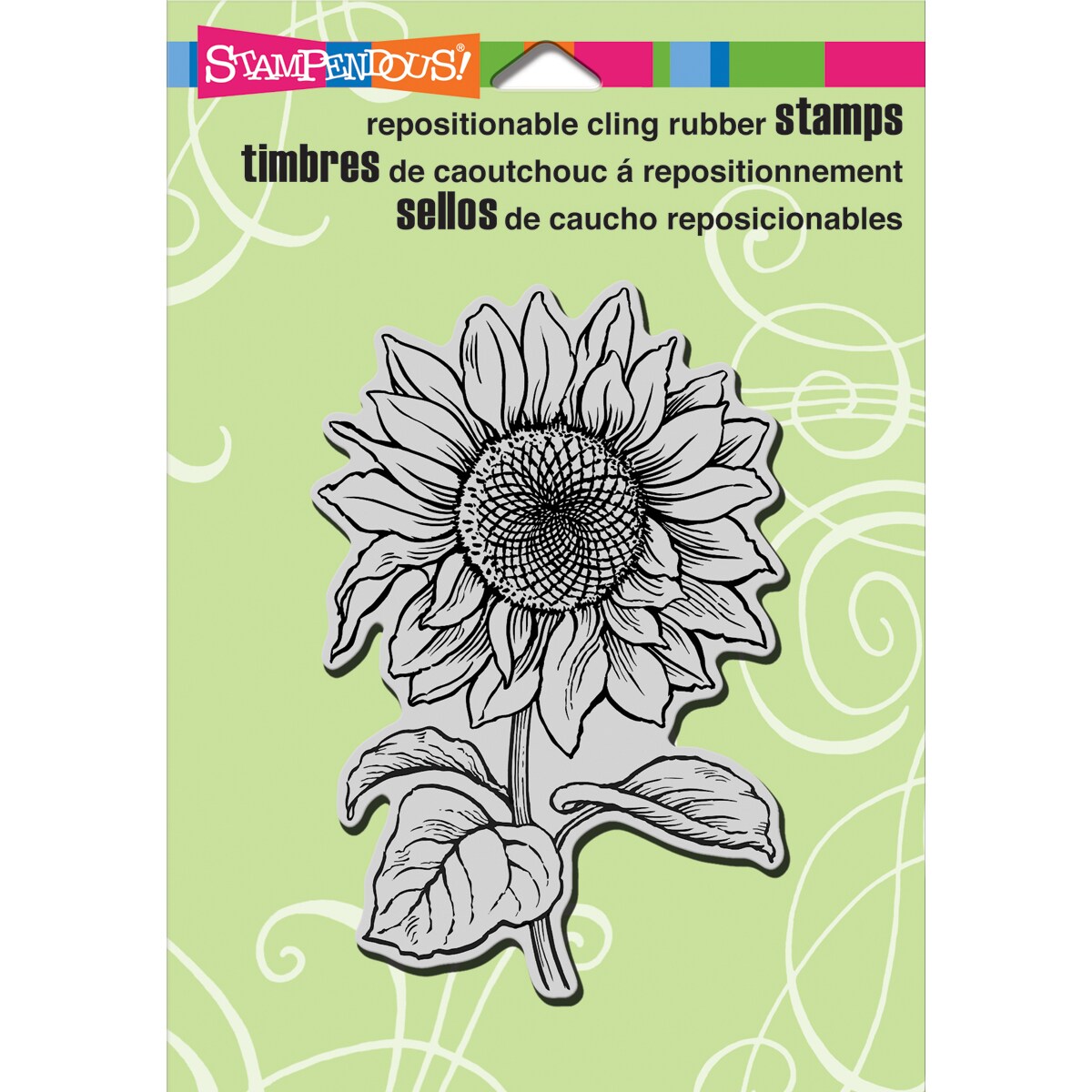 Stampendous Cling Stamp -Sweet Sunflower