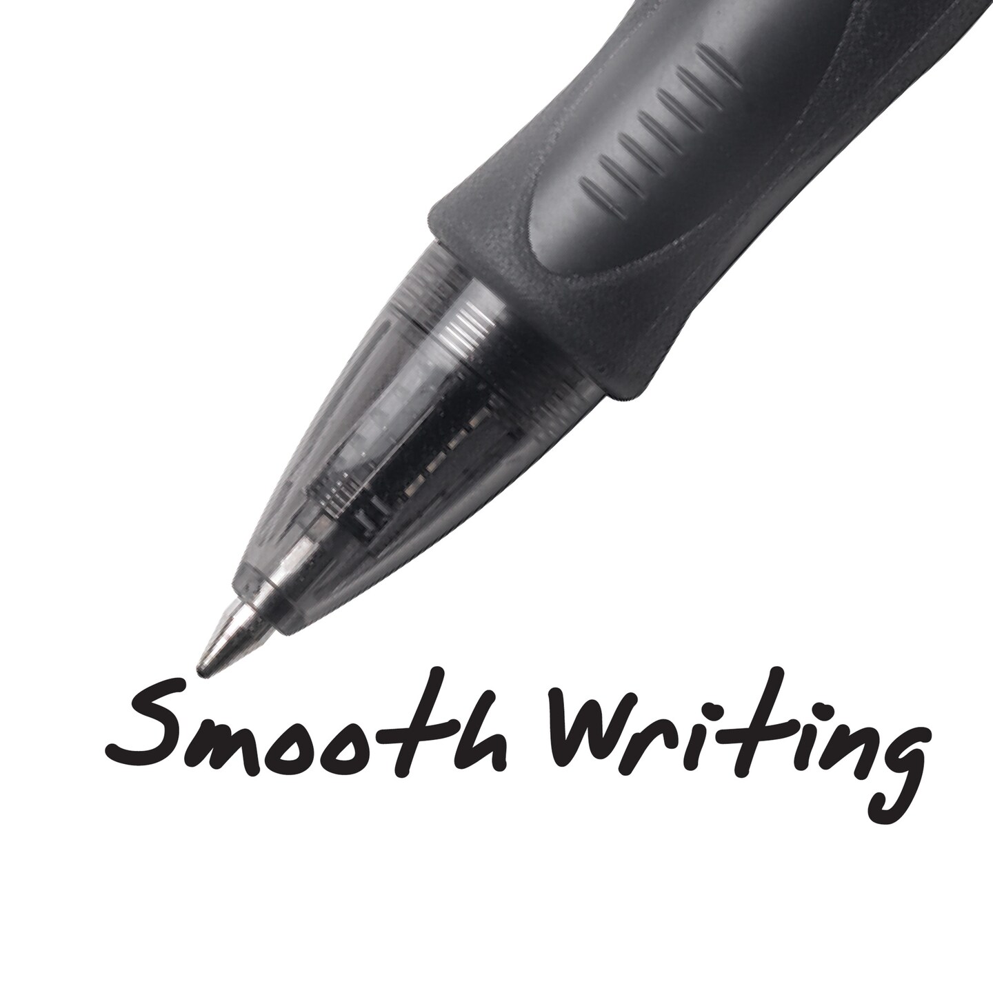 BIC Gel-ocity Original Retractable Gel Pen, Medium Point (0.7 mm), Black, 24-Count Retractable Pens