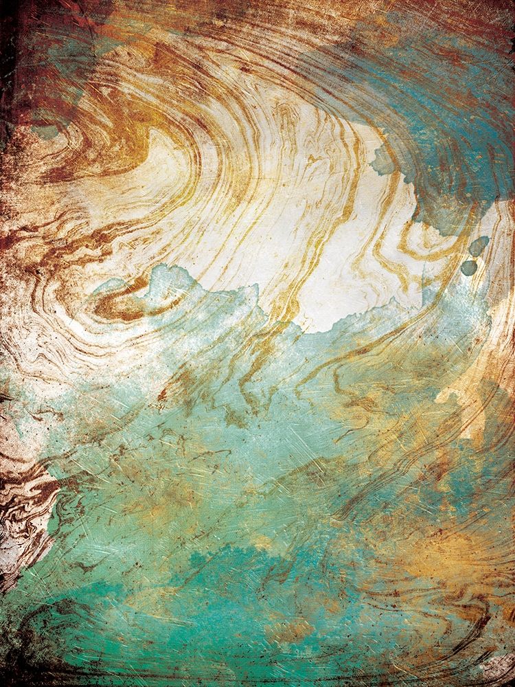 Golden Sea Marble Poster Print by Jace Grey - Item # VARPDXJGRC638A