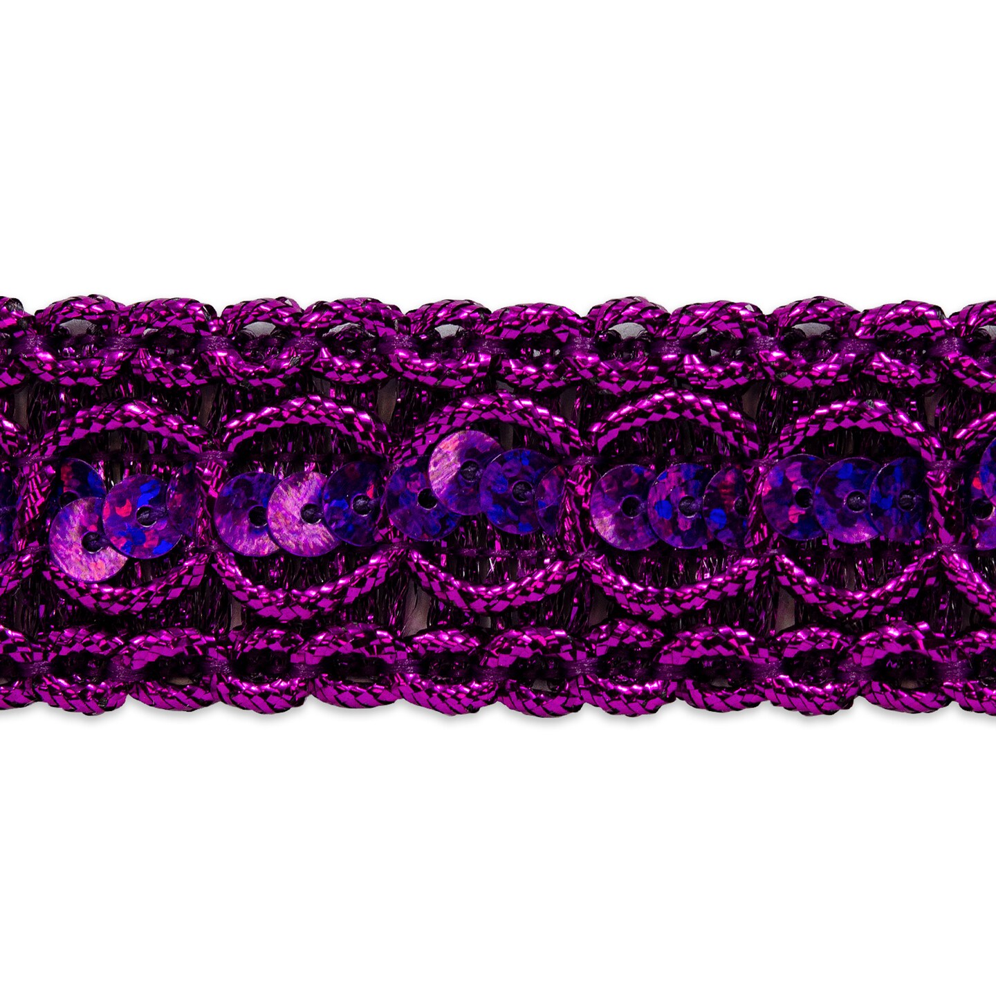 20 yards of Trish Sequin Metallic Braid Trim | 20 yard cut