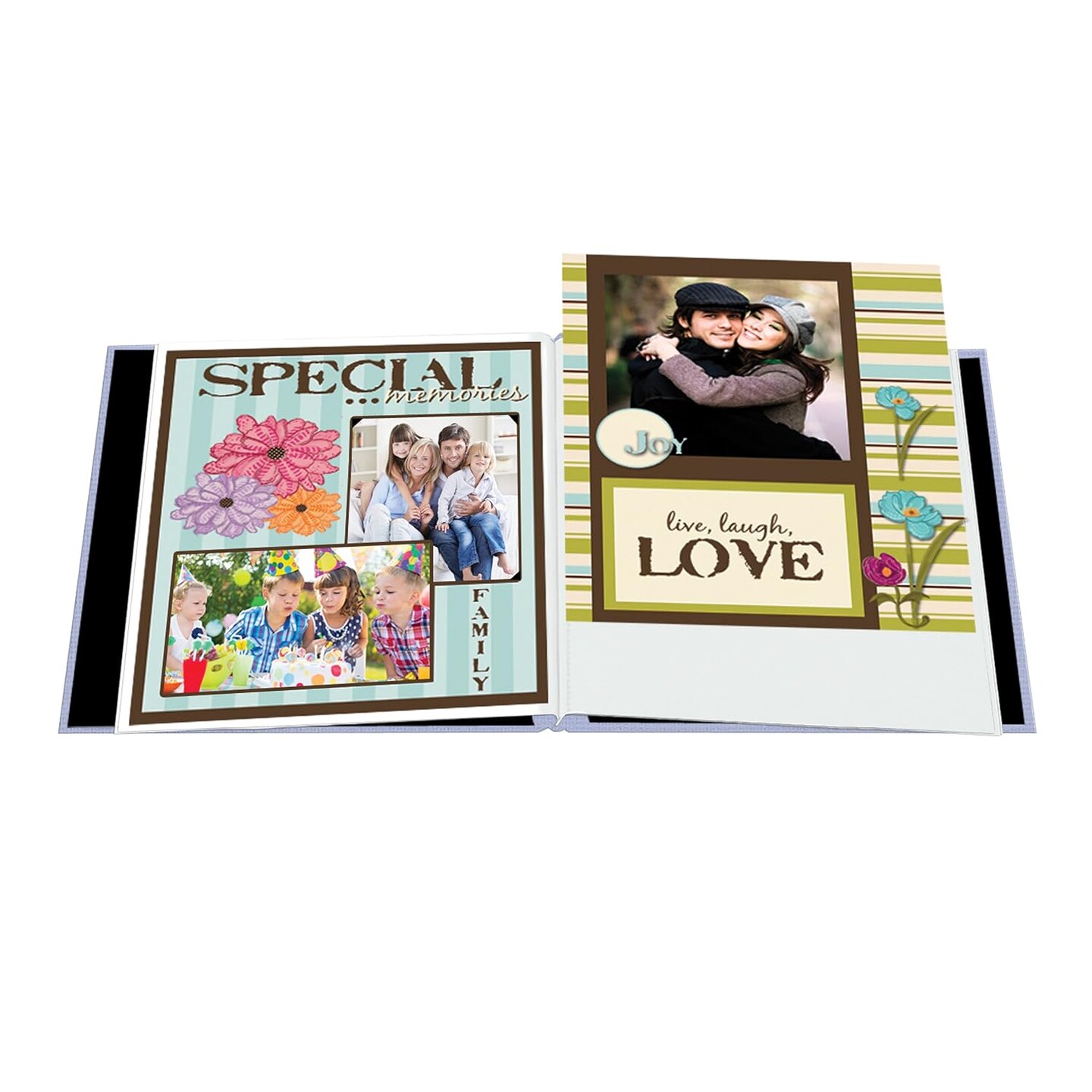 MB-10CBFB Heavenly Blue Scrapbook, 12&#x22;x12&#x22;