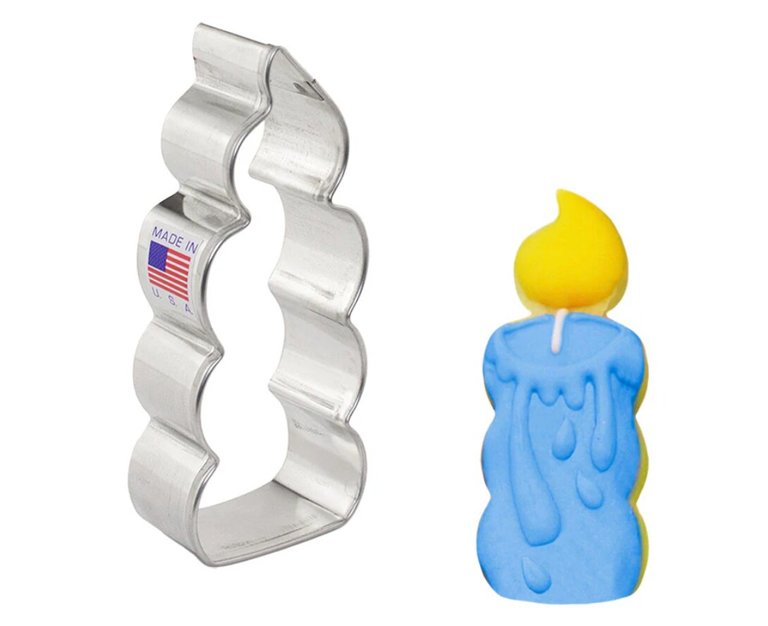 Ann Clark Happy Birthday Celebration Candle Cookie Cutter 4&#x22;