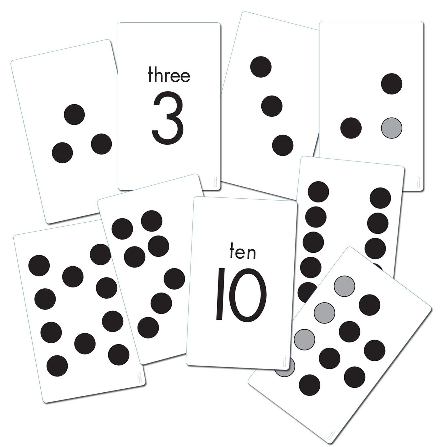 Subitizing Activity Cards, 38 Per Pack, 3 Packs
