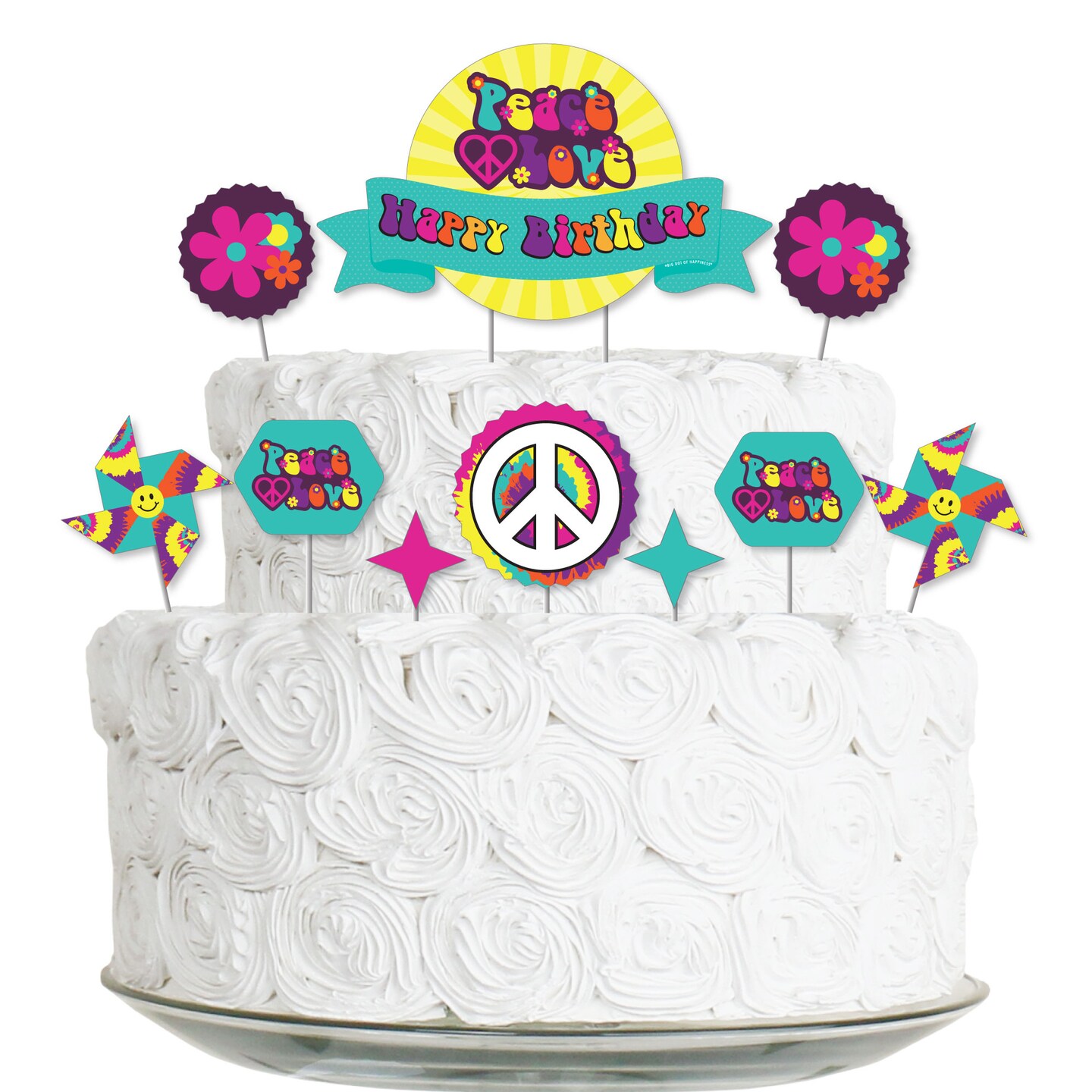 Big Dot of Happiness 60\'s Hippie - 1960s Groovy Birthday Party ...