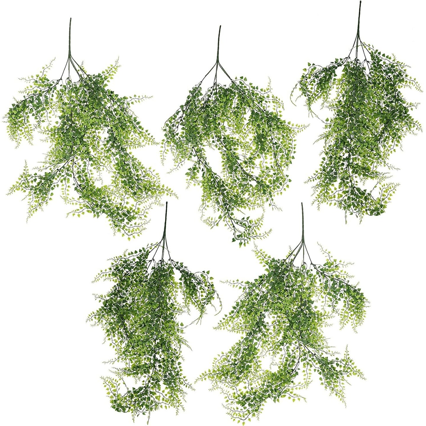 Bright Creations Artificial Ivy for DIY Crafts, Decor (5 Pack)