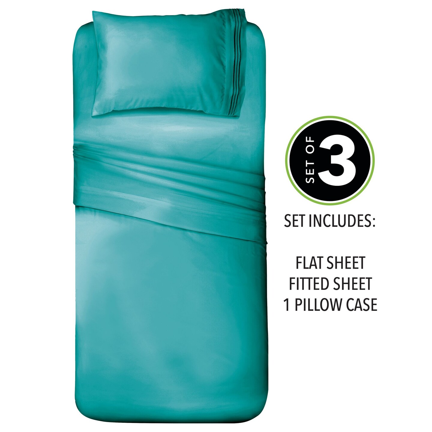 mDesign Microfiber Sheet Set Wrinkle Resistant White Michaels