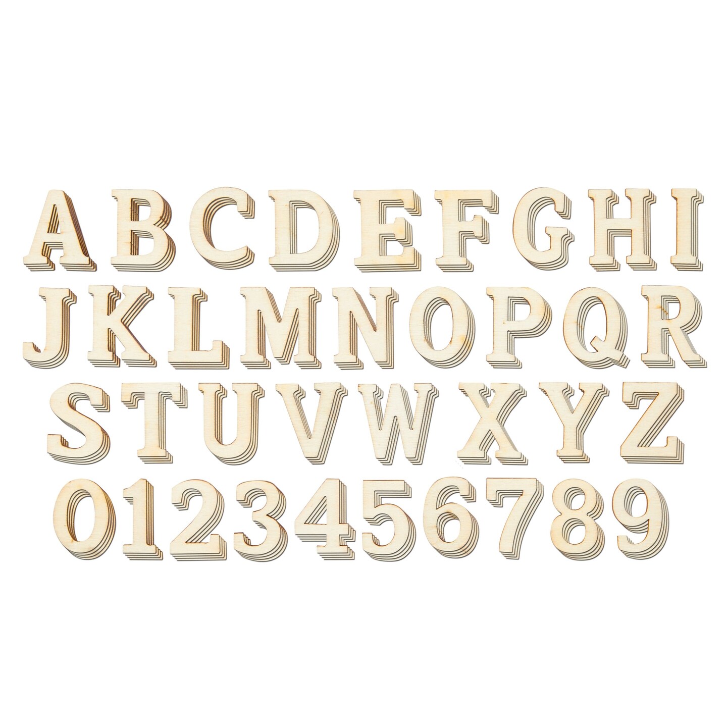  PandaHall 112pcs 1.5 Inch Wooden Letters A~Z Heart Set- Small  Wooden Capital Letters with Storage Tray - Wooden Alphabet Craft Letters  Smooth Natural Wooden for Arts Crafts DIY Wedding Display Decor