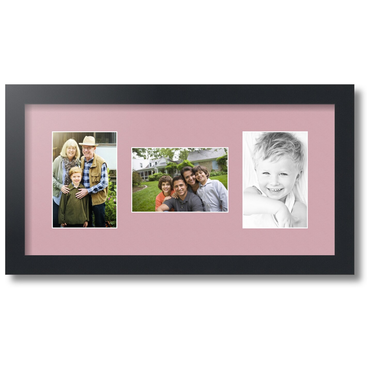 1-8X10 & 4-4X6 5 Openings Collage Multi Picture Frame Reclaimed