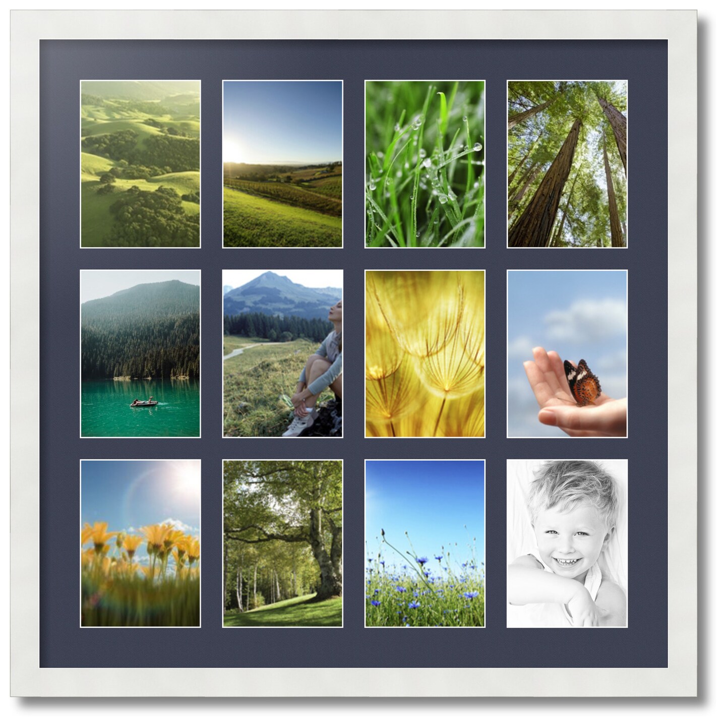 ArtToFrames Collage Photo Picture Frame with 12 - 5x7 inch