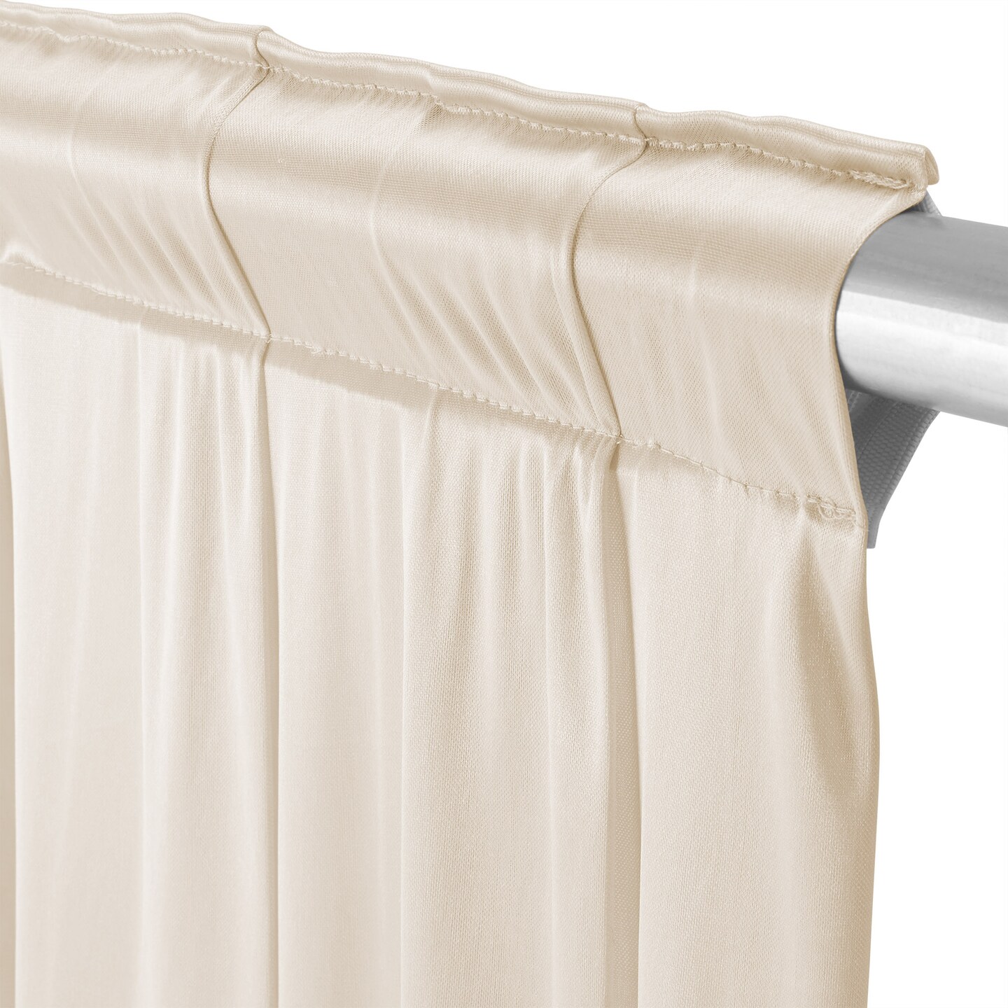 Lann&#x27;s Linens (Set of 2) Photography Backdrop Curtains - Split Background for Wedding, Party or Photo Booth