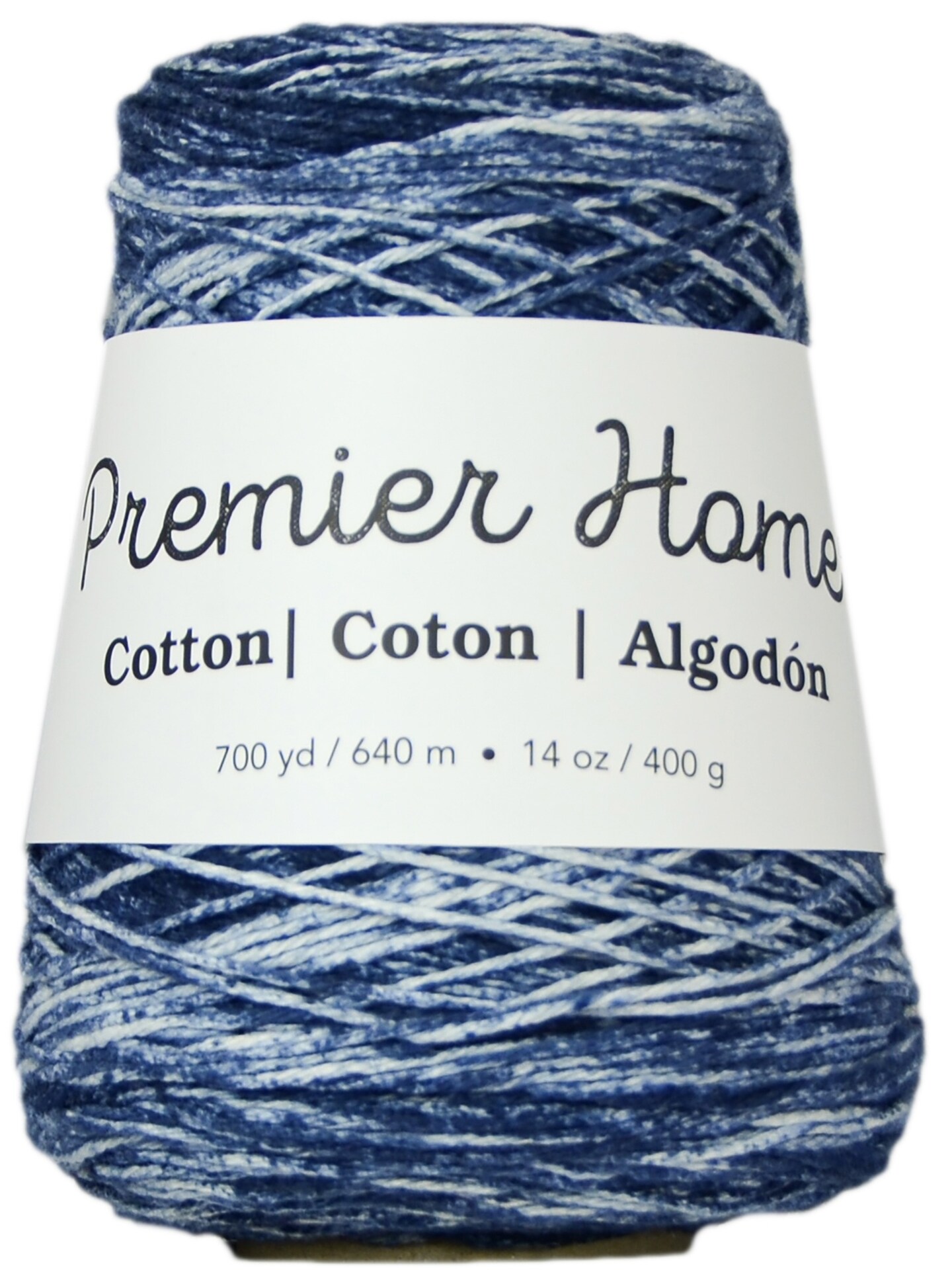 Premier Home Cotton Multi Yarn ConeDenim Splash Michaels