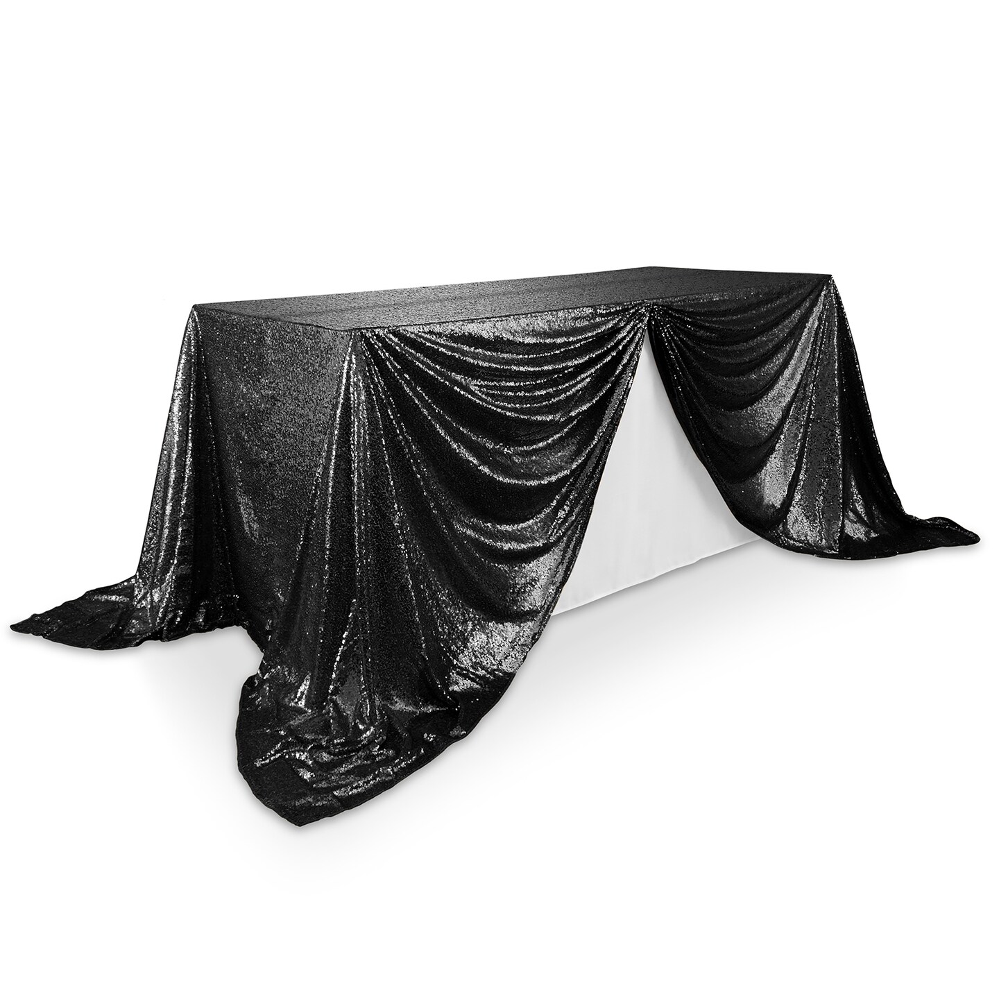 Lann's Linens Sequin Tablecloths, Overlay Covers and Table Runners