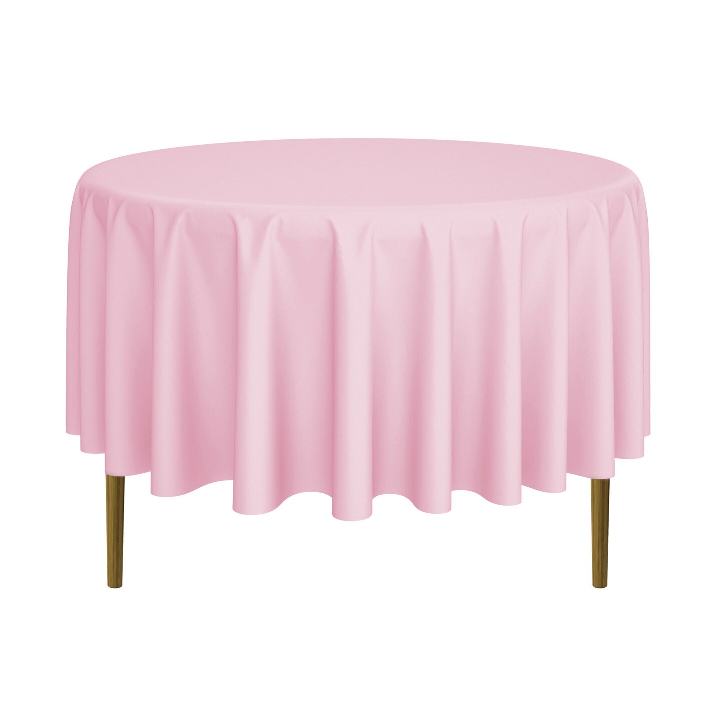 Lann's Linens - Round Premium Tablecloth for Wedding / Banquet / Restaurant - Polyester Fabric Table Cloth