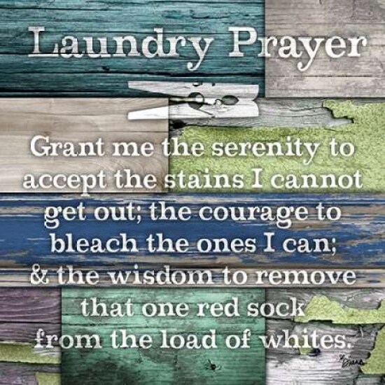 Laundry Prayer Poster Print by Diane Stimson - Item # VARPDXDSSQ302A