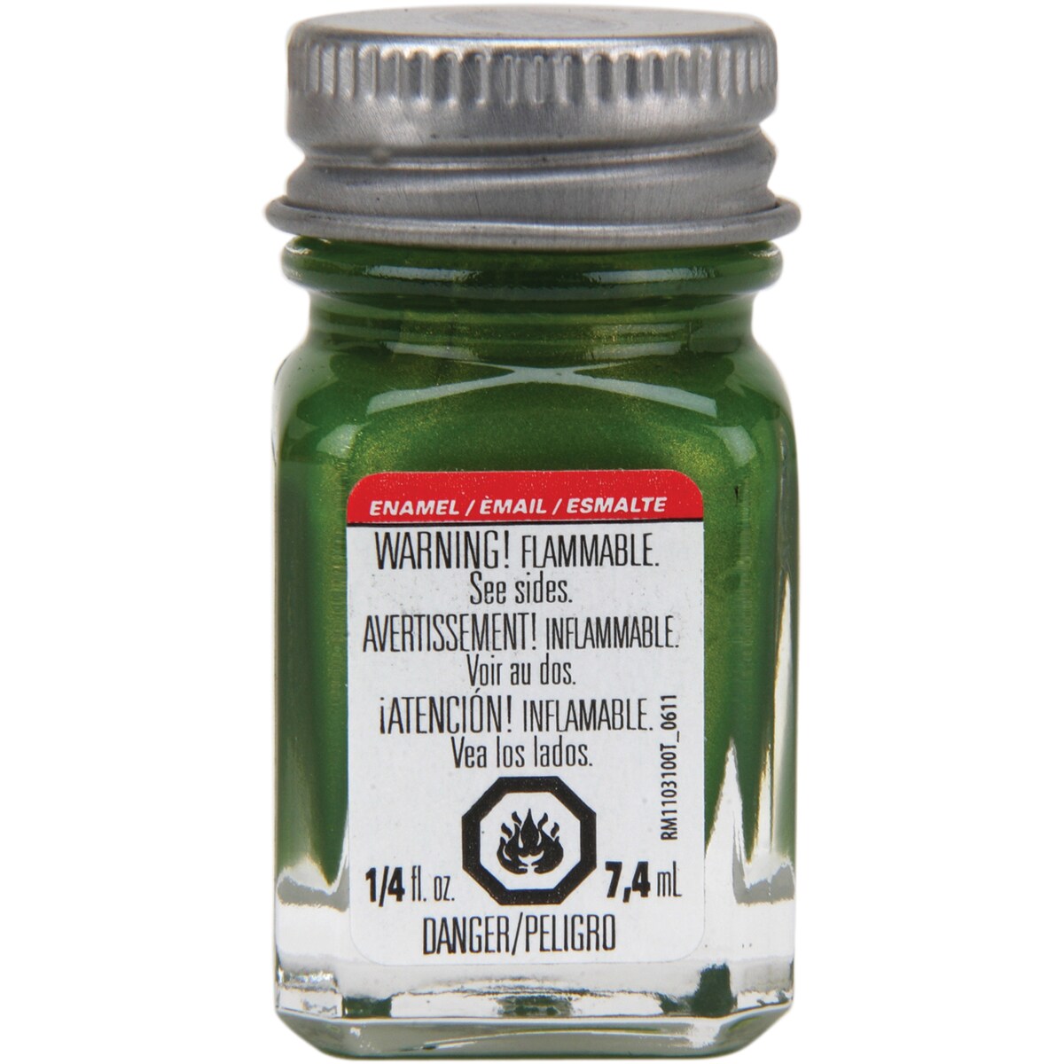 Testors Enamel Paint .25Oz-Bright Lime Gloss