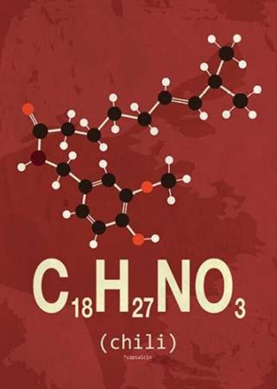 Molecule Chili Poster Print by TypeLike - Item # VARPDXIN3189312