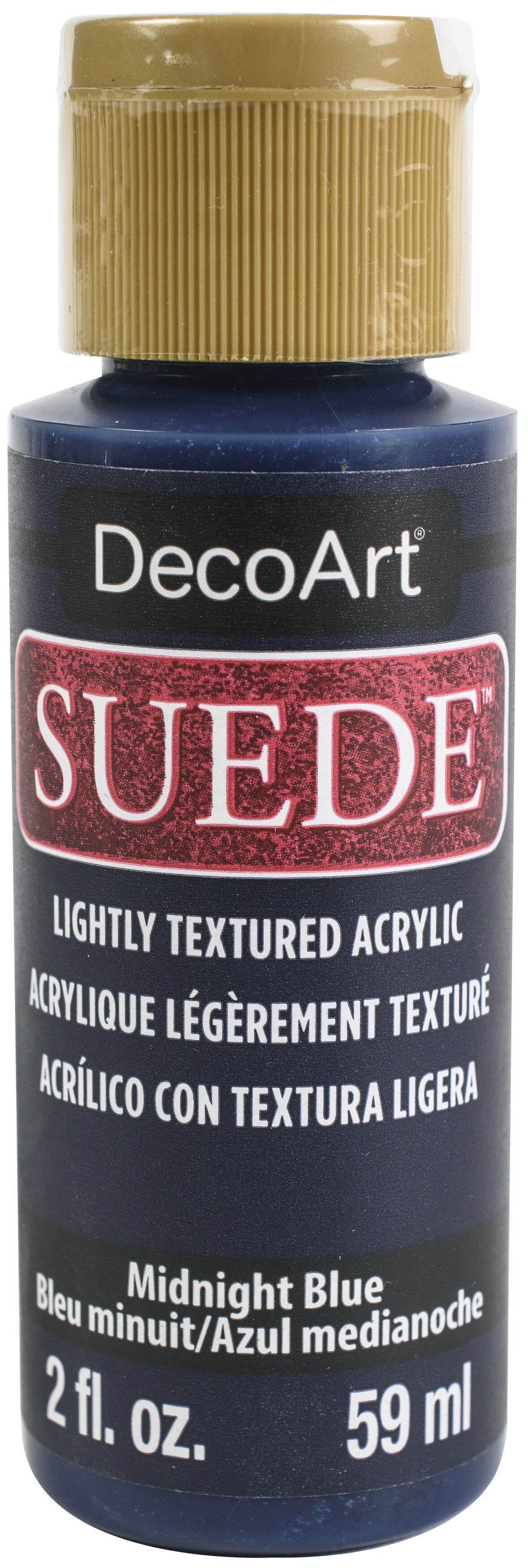 Americana Suede Paint 2Oz-Midnight Blue