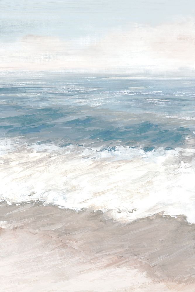 Warm Waves Poster Print by Eva Watts # EW504A