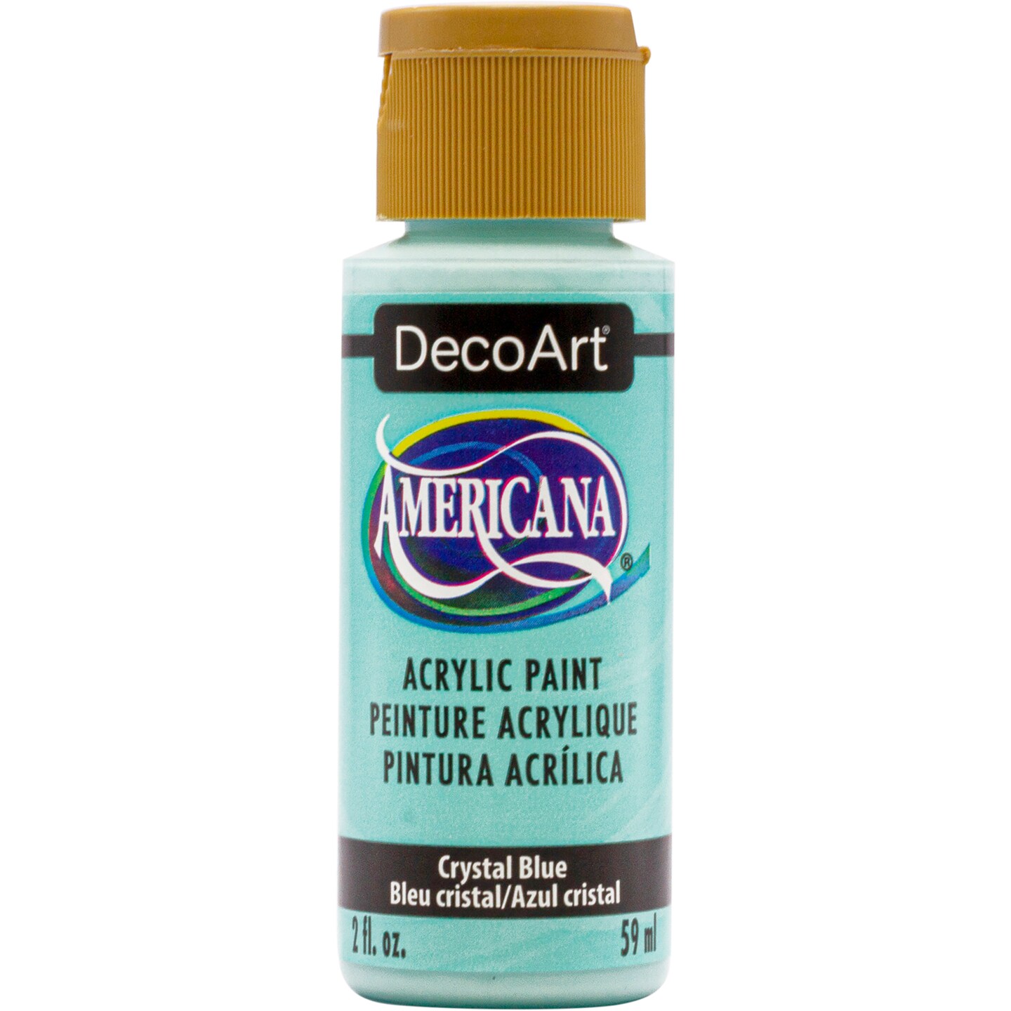 DecoArt Americana Acrylic Color 2 Oz Bottle Crystal Blue Michaels   1812386217609 