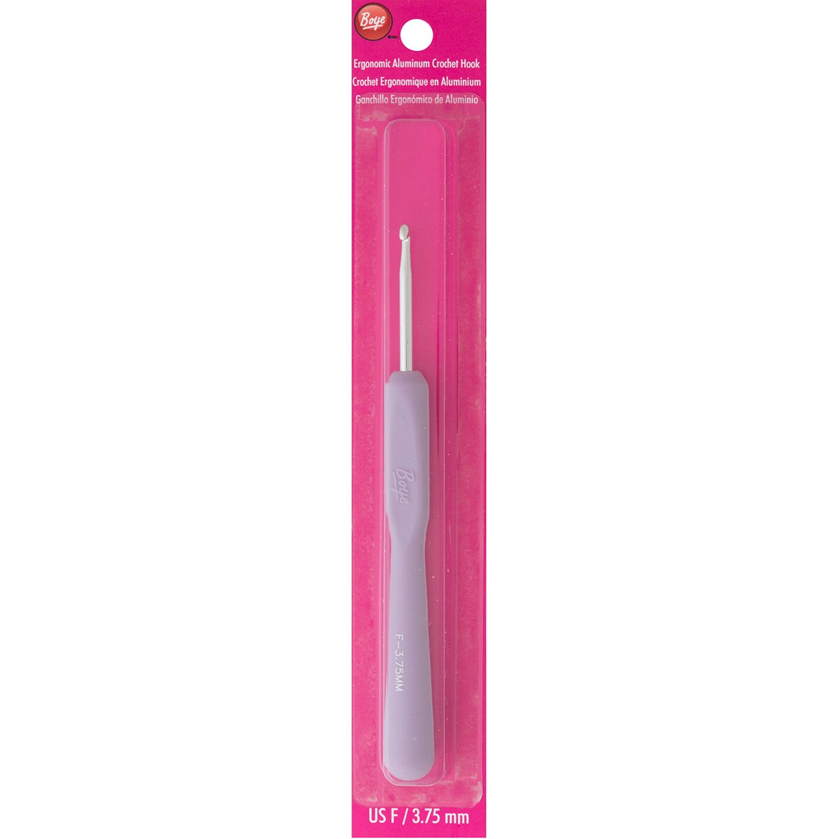 Boye Ergonomic Aluminum Crochet Hook Size F375mm Michaels