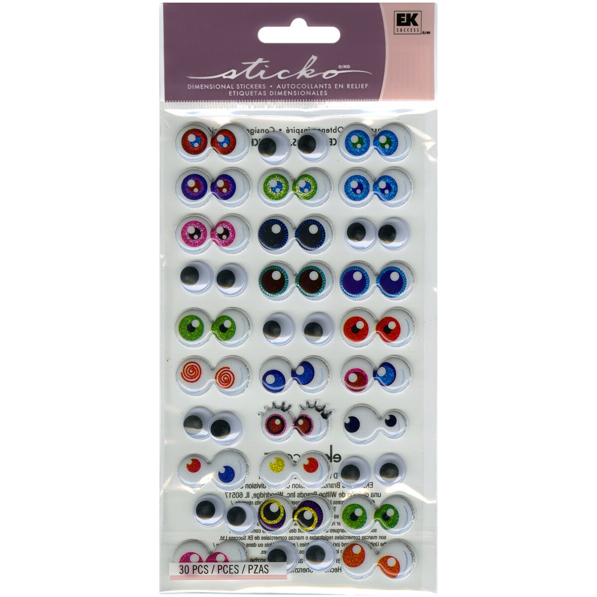 Sticko Dimensional Stickers-Googly Eyes | Michaels