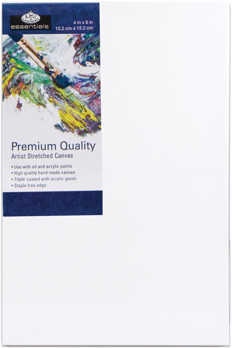 Royal Langnickel essentials(TM) Premium Stretched Canvas-4X6