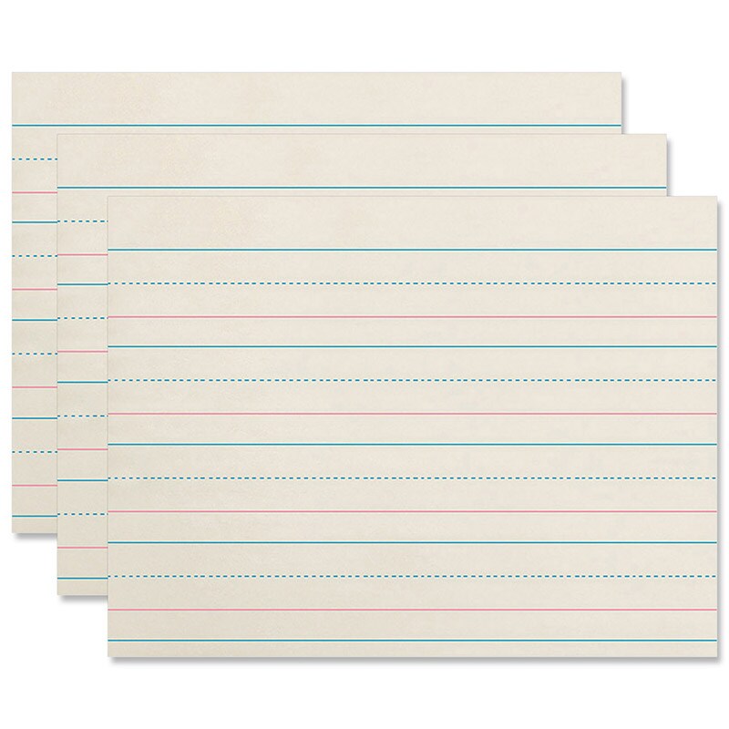 Sulphite Handwriting Paper, Dotted Midline, Grade 2, 1/2 x 1/4 x