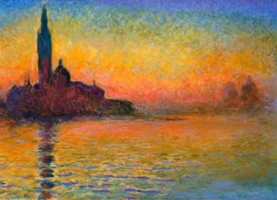 Twilight Venice Poster Print by Claude Monet - Item # VARPDX373858