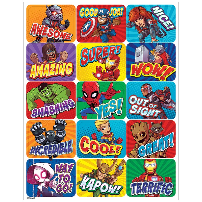Marvel&#x2122; Super Hero Adventure Success Stickers, Pack of 120