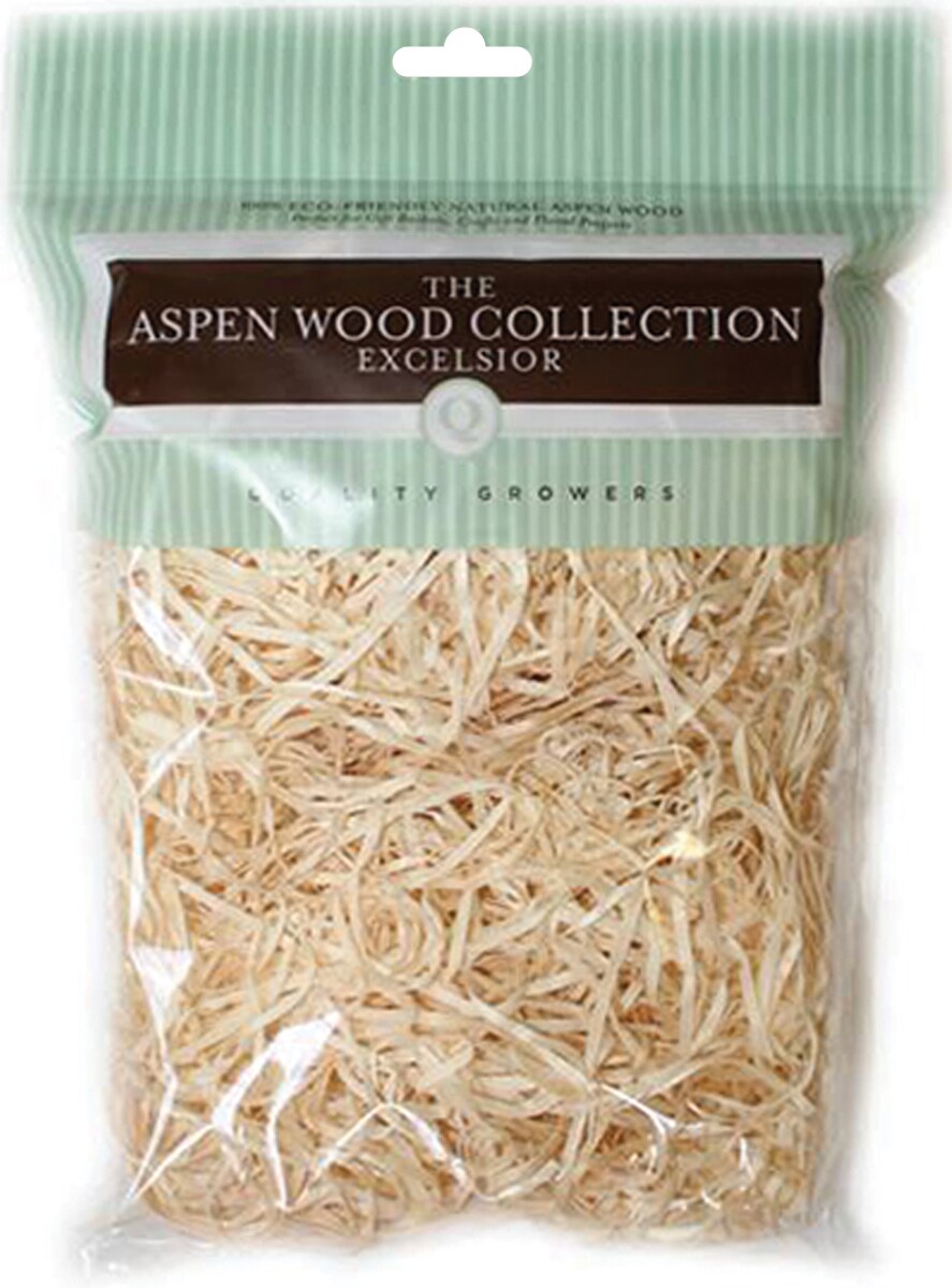 Quality Growers Aspenwood Excelsior 108.5 Cubic Inches-Natural