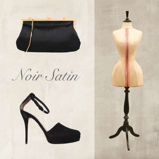 Noir Satin Poster Print by Michelle Clair - Item # VARPDX1MC2902