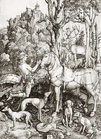 Saint Eustace Poster Print by Albrecht Durer - Item # VARPDX266252