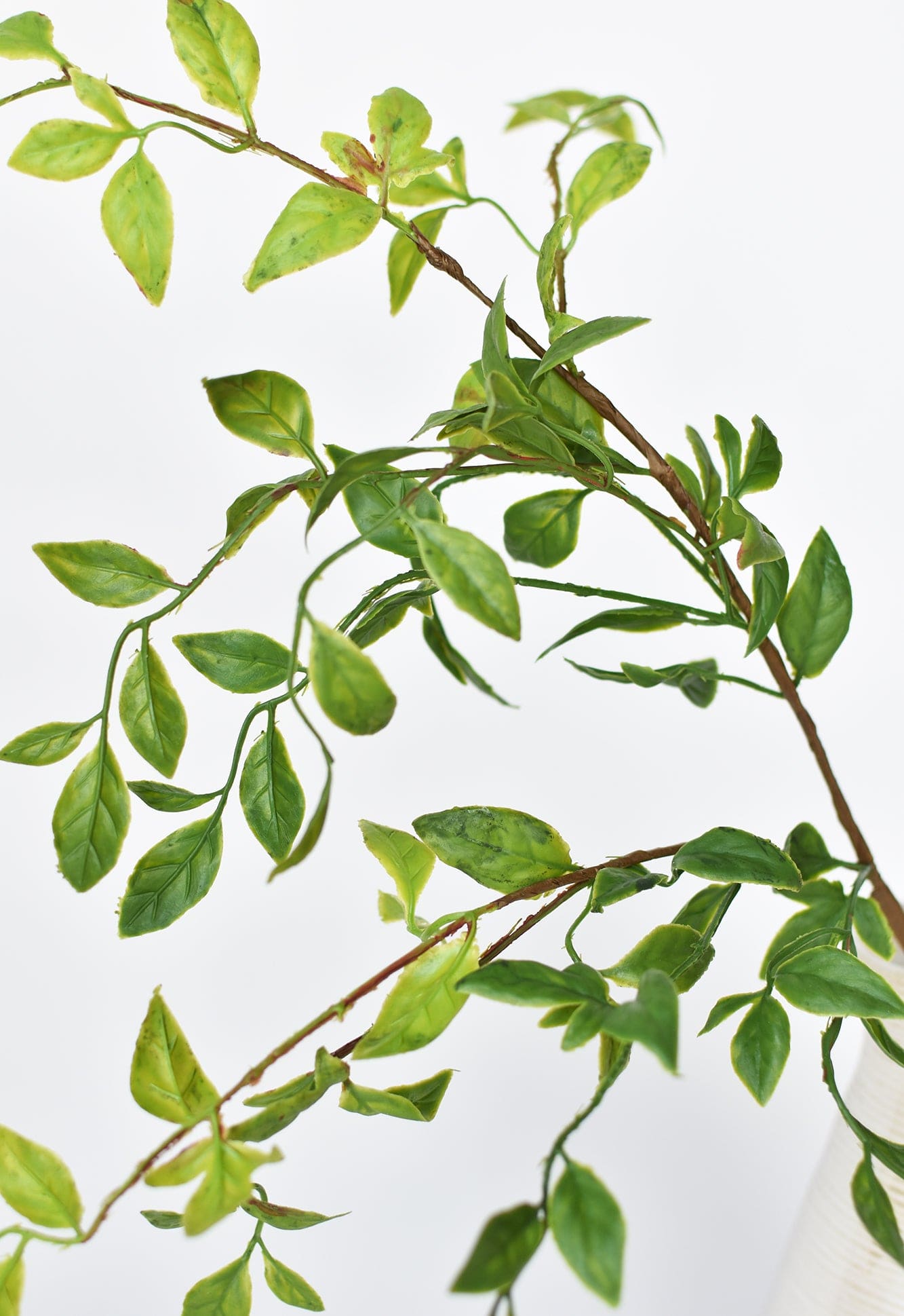 32&#x22; Faux Nandina Leaf Stem