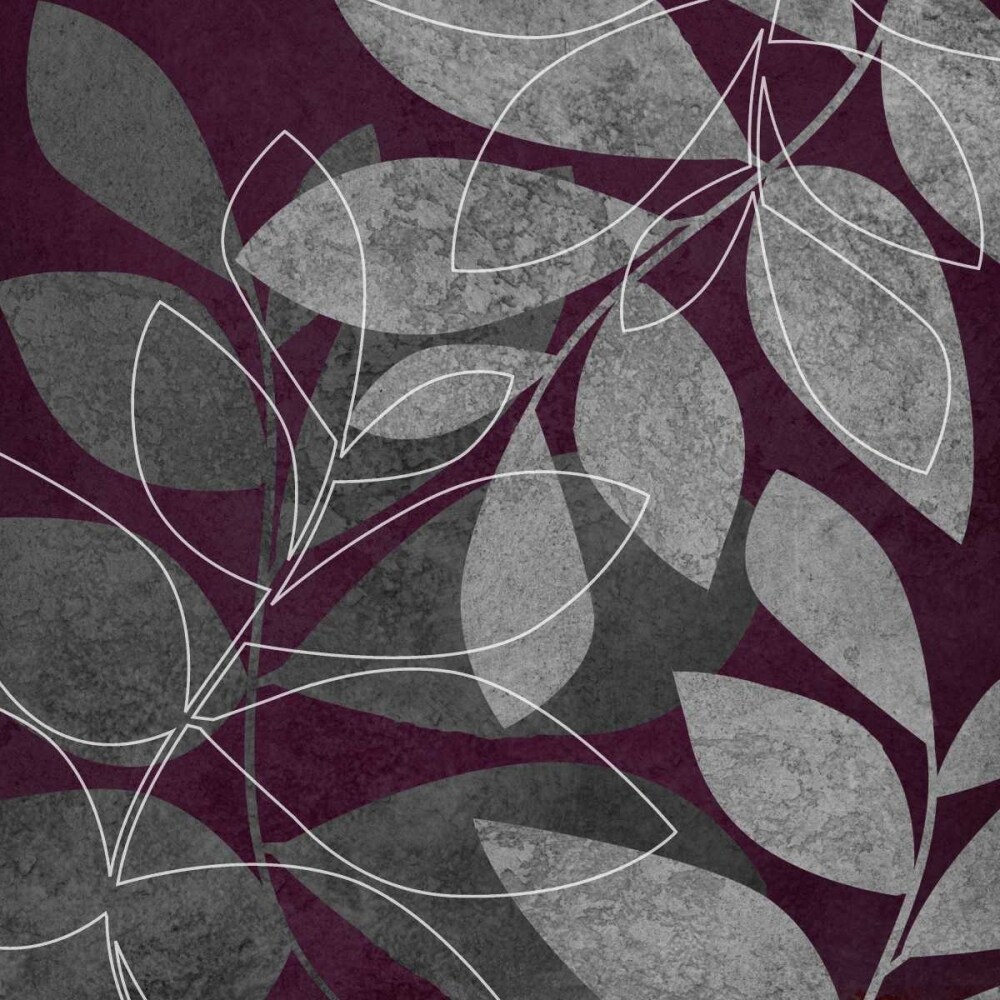 Gray and Purple Leaves II by Unknown - Item # VARPDXKESQ091D