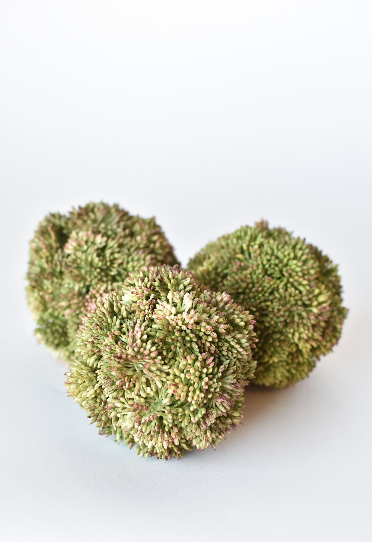 4&#x22; Faux Green Sedum Ball