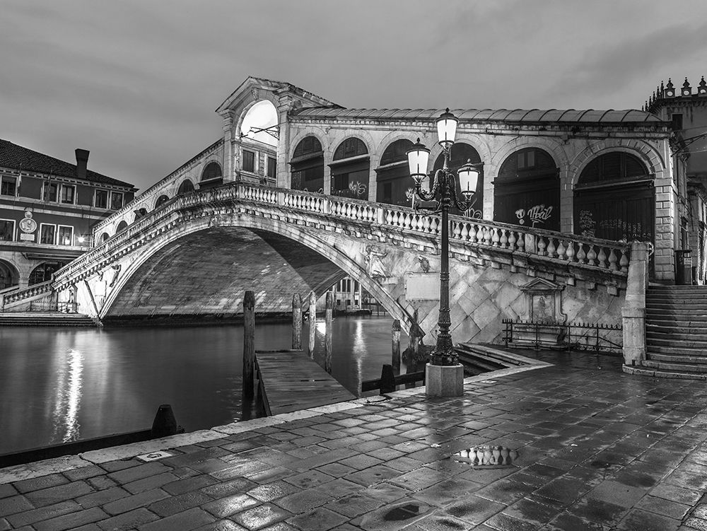 Rialto Bridge at night, Venice, Italy, FTBR-1892 Poster Print by Assaf Frank - Item # VARPDXAF20130409190C04