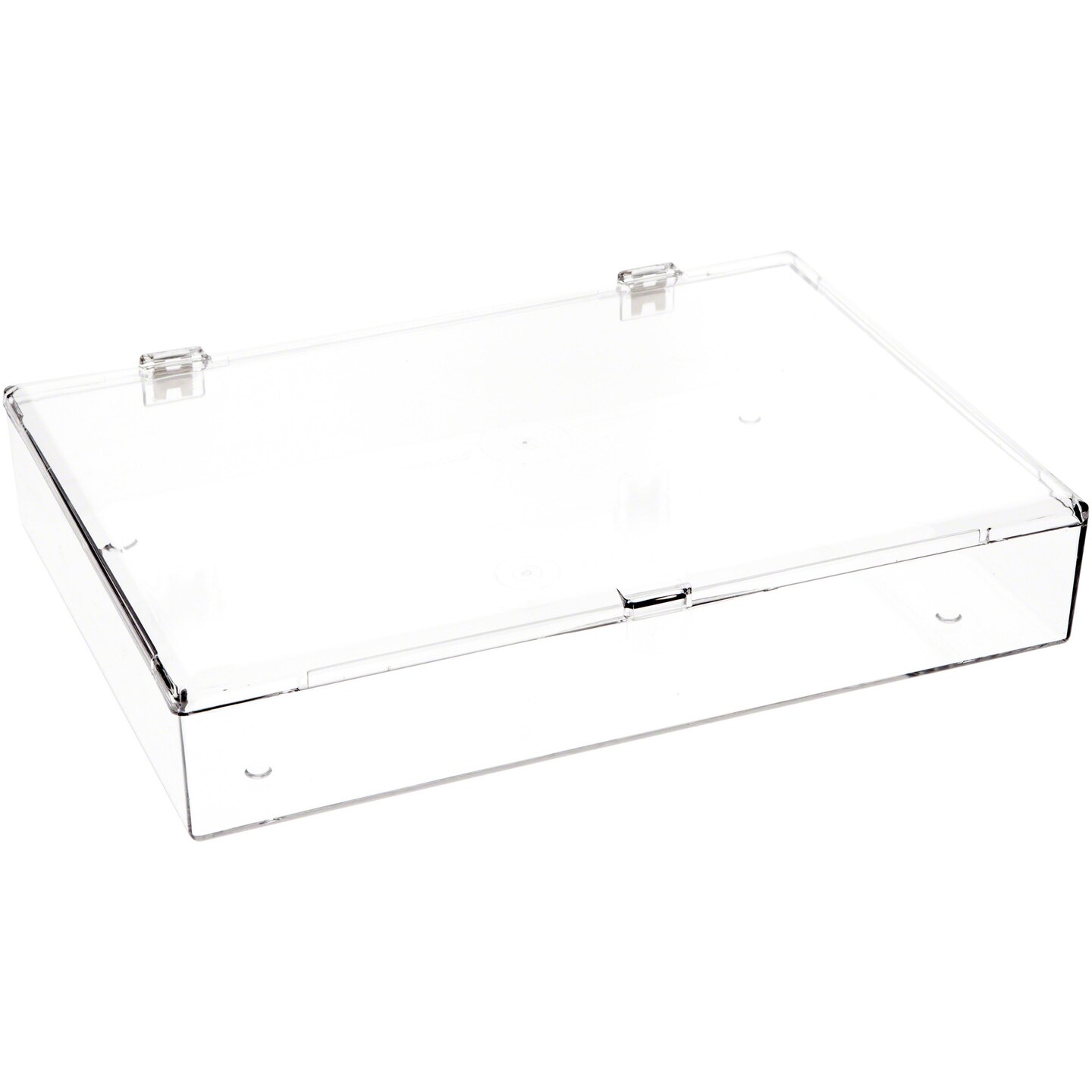 Pioneer Plastics 700C Clear Rectangular Plastic Container with Snap