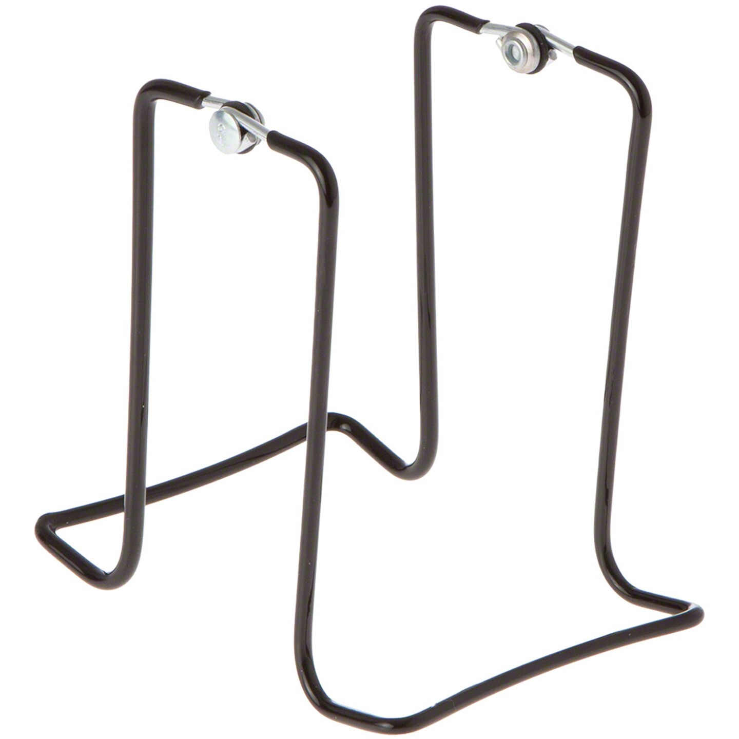 Gibson Holders 2X16 Adjustable Black Wire Display Easel, 3.75&#x22; W x 5&#x22; H