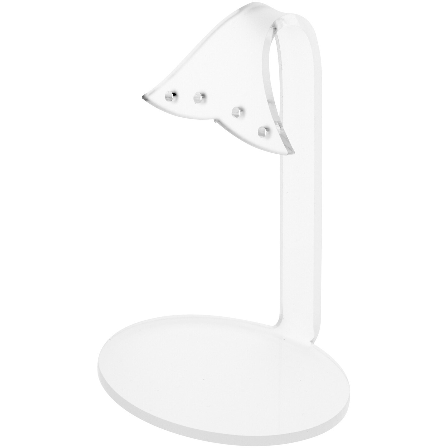 Plymor Frosted Acrylic 2 Pair Hanging Earring Display Stand, 2.75&#x22; W x 2.25&#x22; D x 4&#x22; H