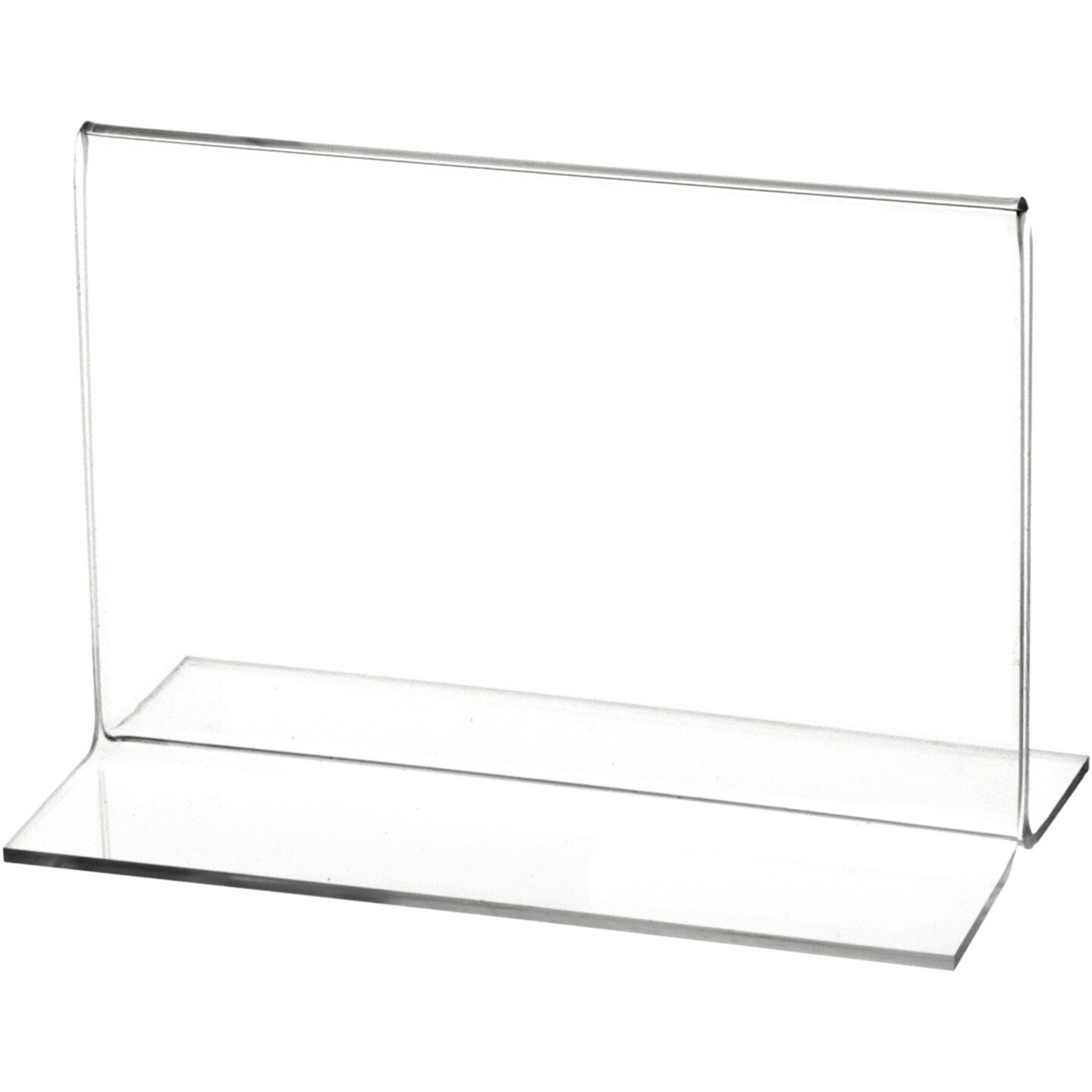 Plymor Clear Acrylic Sign Display / Literature Holder (Bottom-Load), 5.5&#x22; W x 3.5&#x22; H