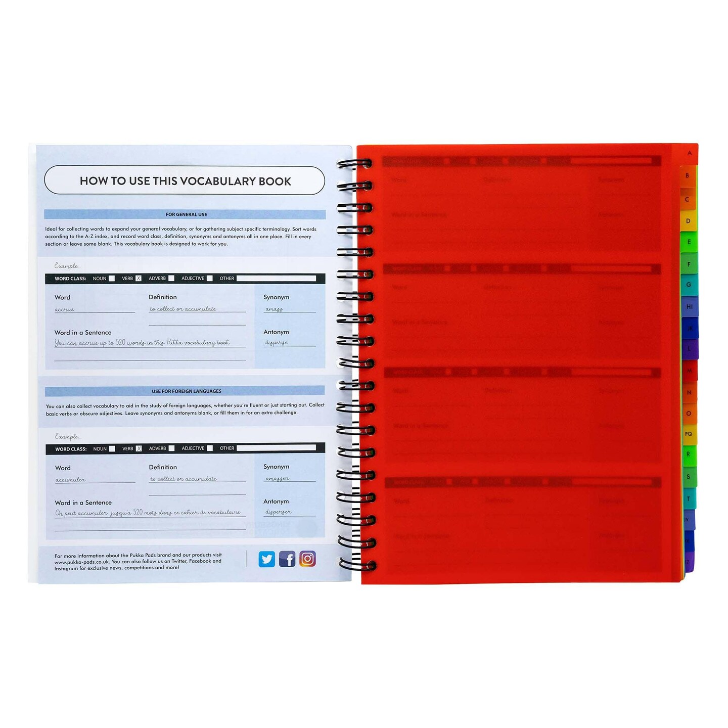 Pukka Basics B5 Vocab Book