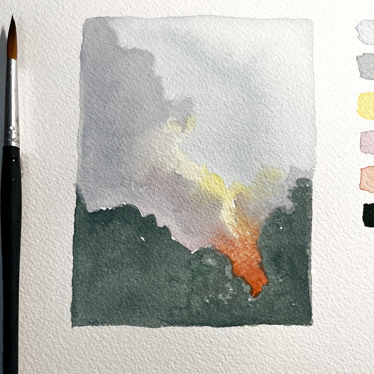 Easy Watercolor Painting, Part I with @AdrienneHodgeArt