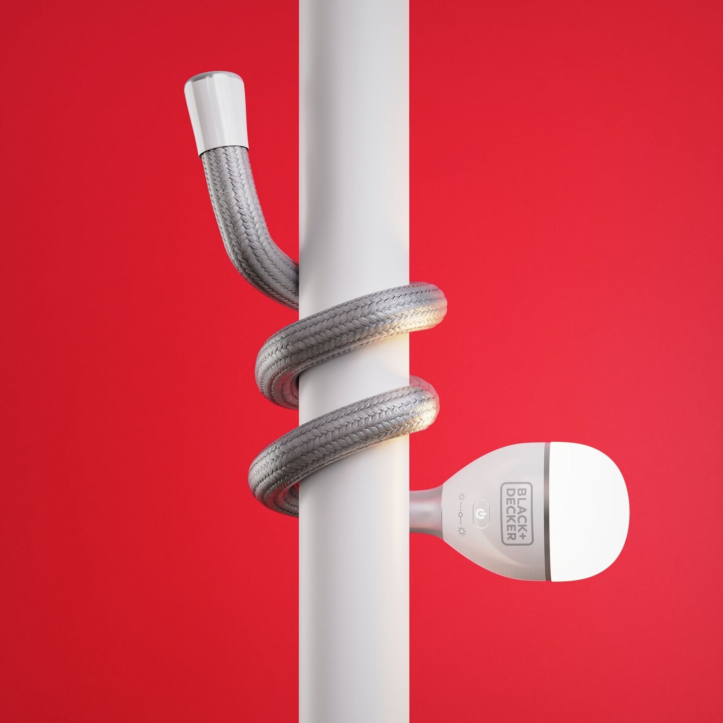 BLACK+DECKER Snake Light, Work Light, 2 Settings, Flexible and Rechargeable (BDCFSL01)