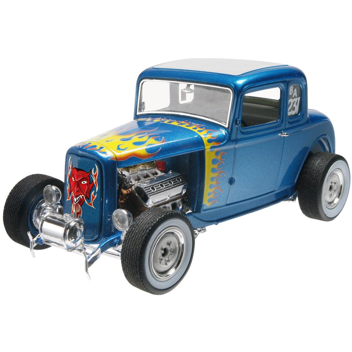 Revell Plastic Model Kit-&#x27;32 Ford 5 Window Coupe 2 In 1 1:25
