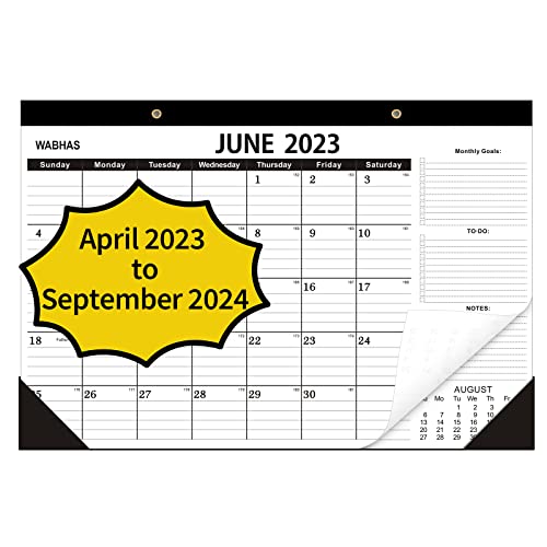 Desk Calendar 20232024 18Months April 2023 to September 2024,2023