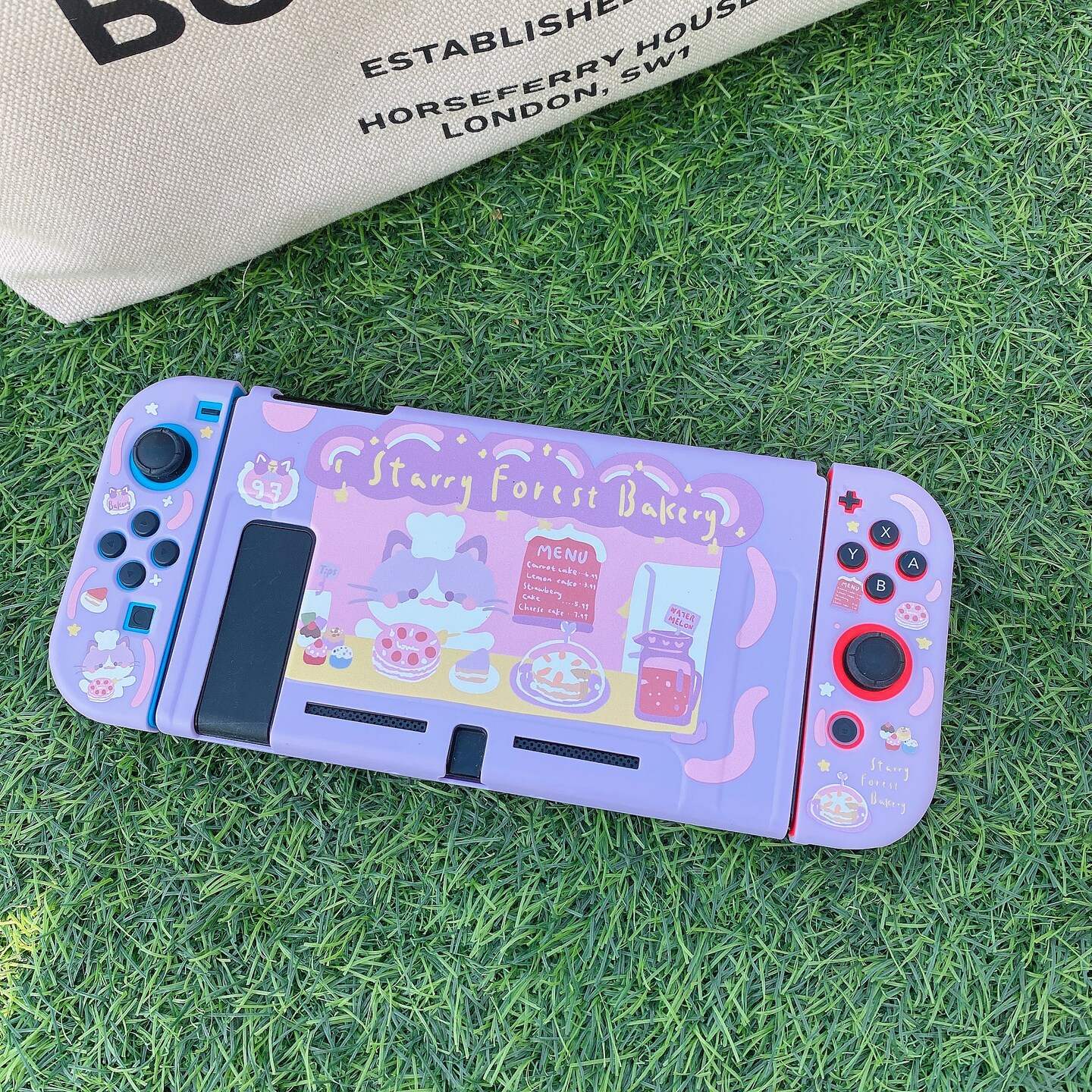 Starry Forest Cat Bakery Case for Nintendo Switch, Switch